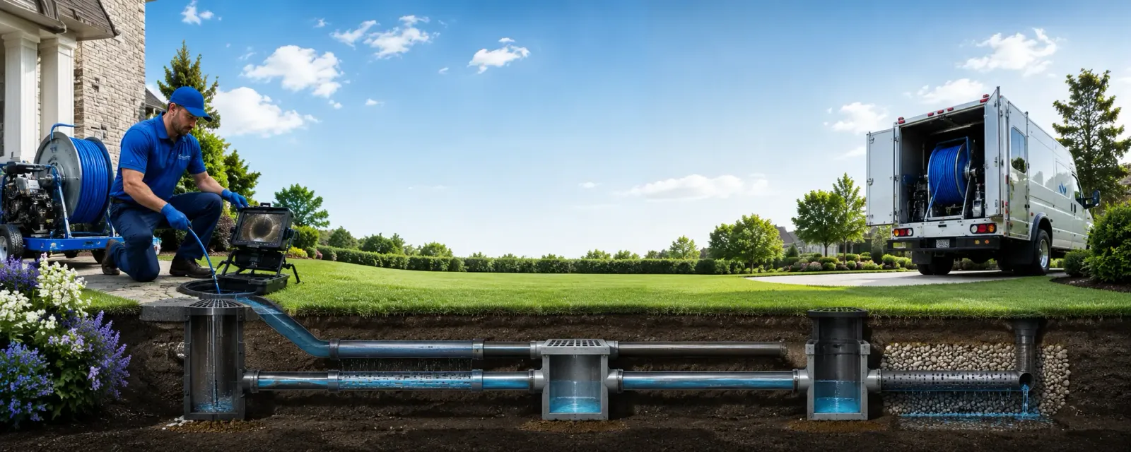 Outdoor drain cleaning information for New Market, VA